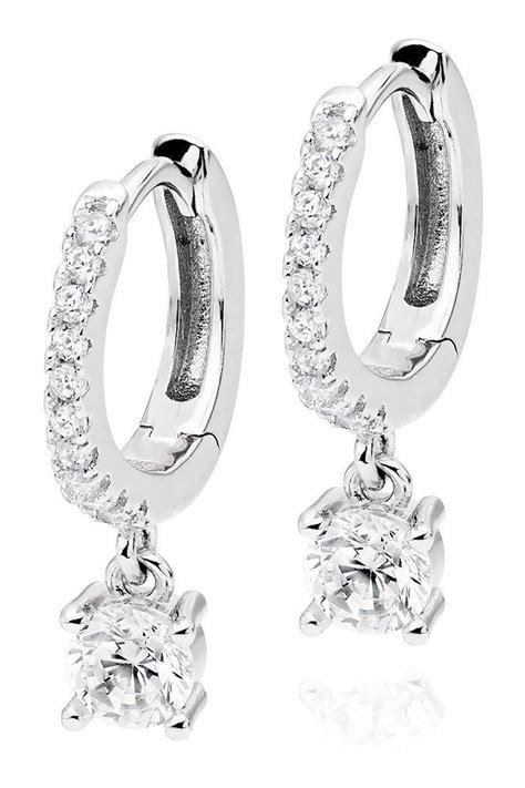 beaverbrooks silver hoop earrings